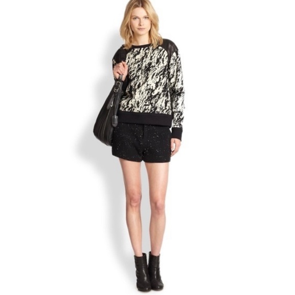 Rag & Bone, speckled Tweed shorts - size 4 - Picture 3 of 6